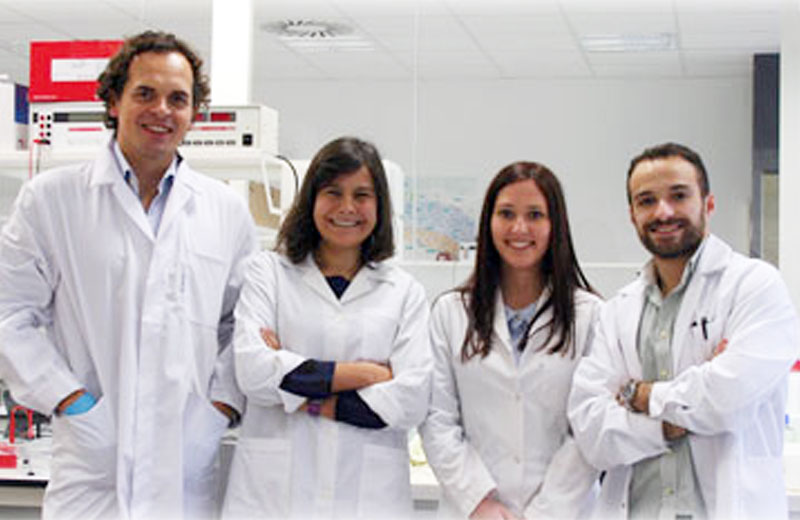 Cientistas Filipe Pereira, Cristiana Pires, ClÃ¡udia Raquel Marques e FÃ¡bio FiÃºza Roque - Foto: Univ. Coimbra
