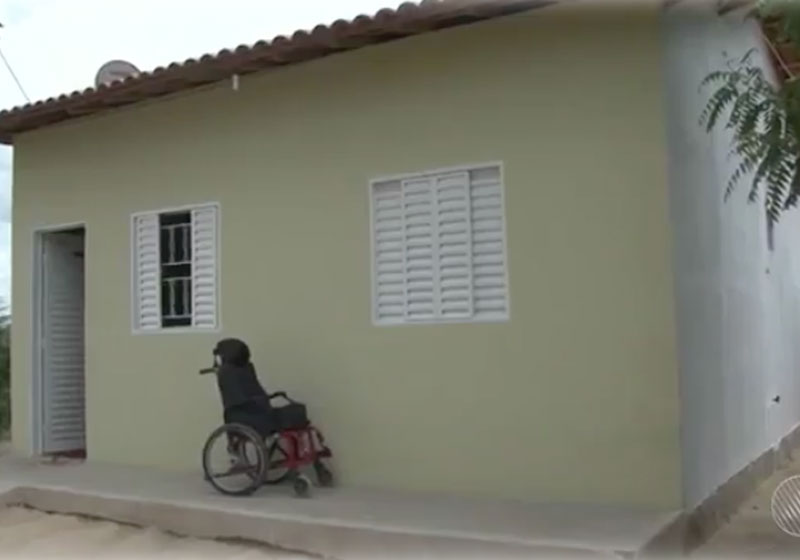 Uma das 31 casas doadas por Edilson - Foto: reprodução / BahiaTV