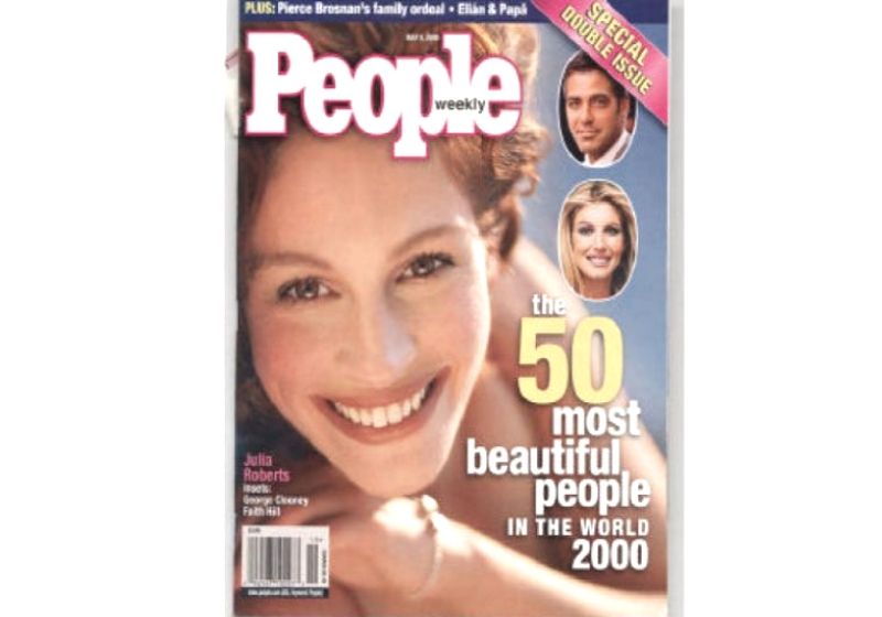 Julia Roberts na capa da revista People em 2000. 