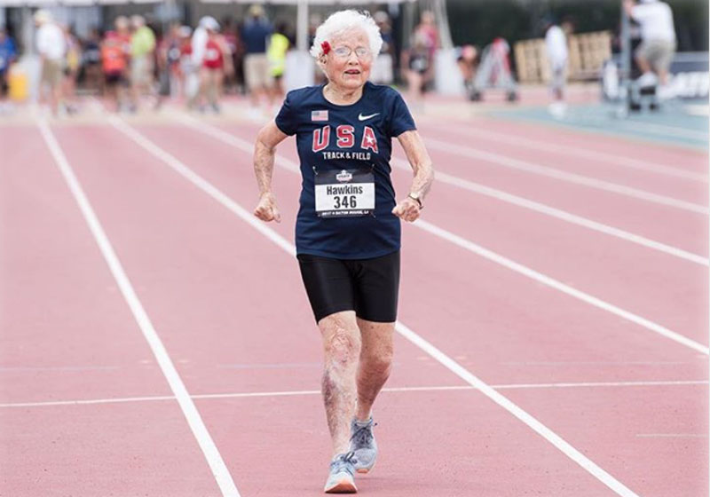 Julia “Hurricane” Hawkins- Foto: USATF - reprodução / Instagram