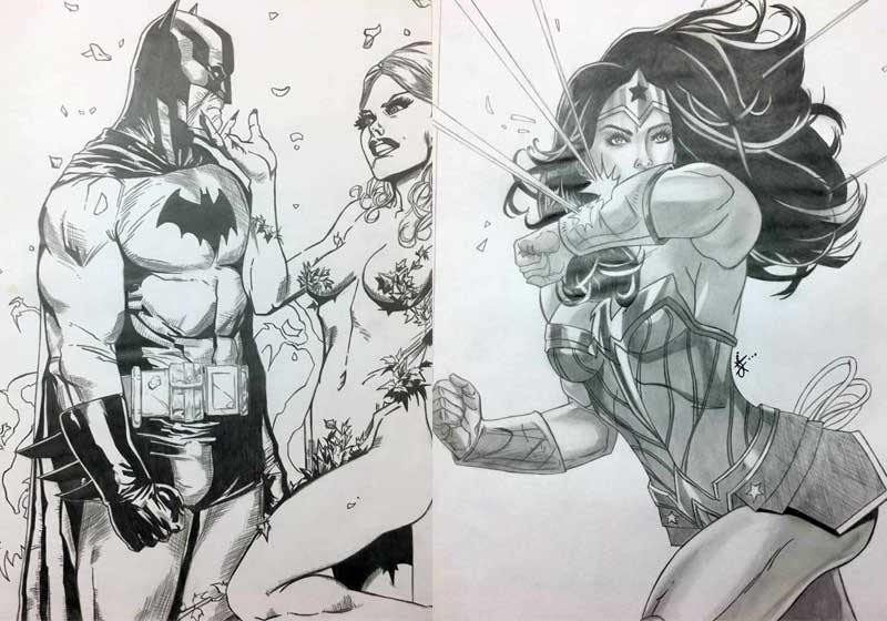Desenhos de Ítalo Oliveira - Fotos: arquivo pessoal