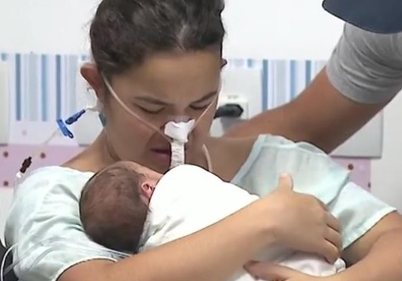 Kezia e Miguel ao nascer - Foto: Kezia Fernanda Lemes de Mira/Arquivo pessoal