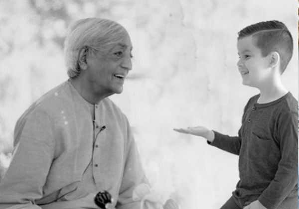 Montagem com Eric e o filósofo indiano Jiddu Krisnamurti Foto: Instagram