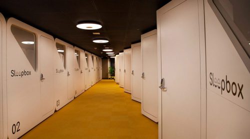 Sleepbox do Aeroporto de Washington D.C. - Foto: Divulgação