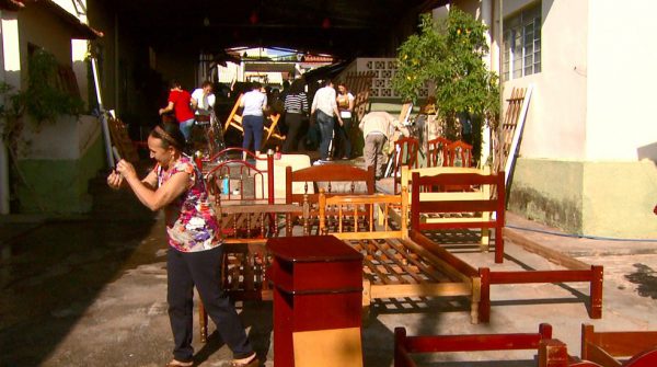 Asilo incendiado - Foto: Eder Ribeiro / EPTV