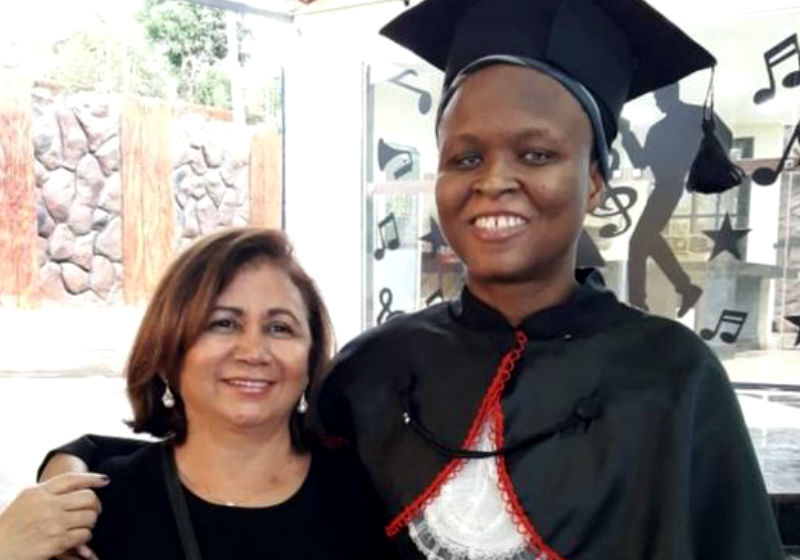 Formatura de Nadine na Faculdade de Direito Foto: Arquivo Pessoal