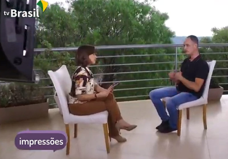 Katiuscia Neri e Rinaldo de Oliveira - Foto: reprodução / TV Brasil