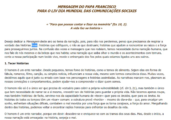 Foto: reprodução Vatican News