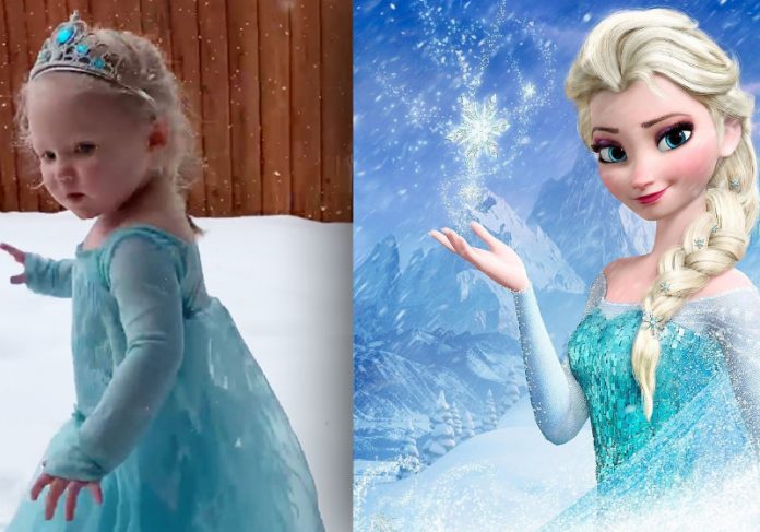 frozen_garotinha Foto: reprodução