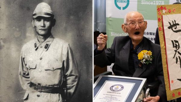 Chitetsu na guerra e agora - Foto: Guiness