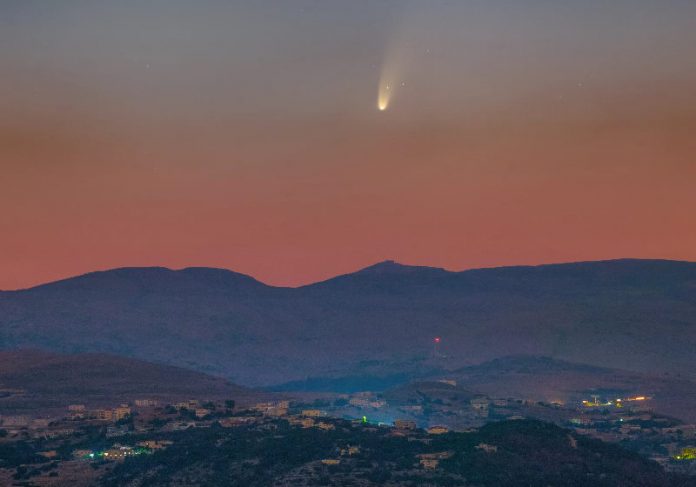 cometa_neowise Cometa Neowise no Líbano Foto: NASA
