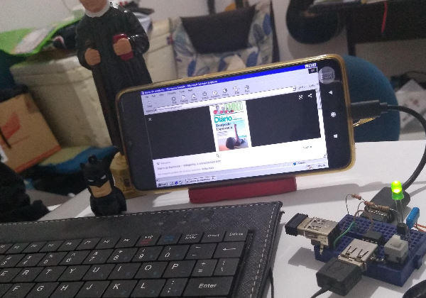 O protótipo foi desenvolvido com apenas R$ 22. Foto: Arquivo Pessoal