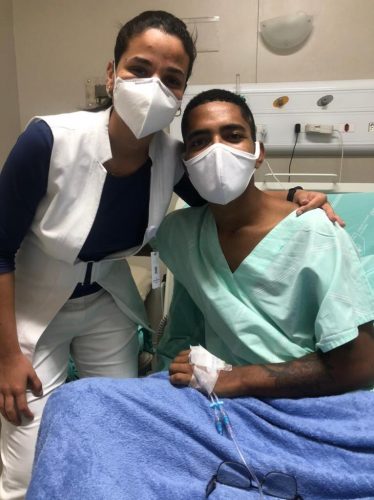 Fabrício em acompanhamento médico para a PAI - Foto: arquivo pessoal