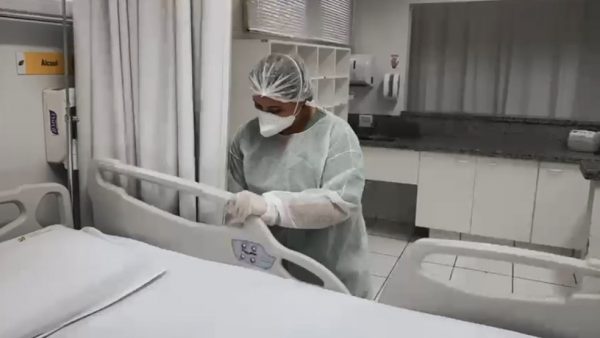 Hospital desativa ala covid-19 - Foto: reprodução GSF