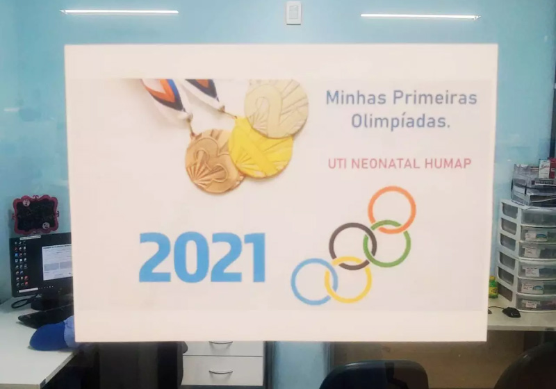 Bebês participam das Olimpíadas da UTI Neonatal - Foto: reprodução